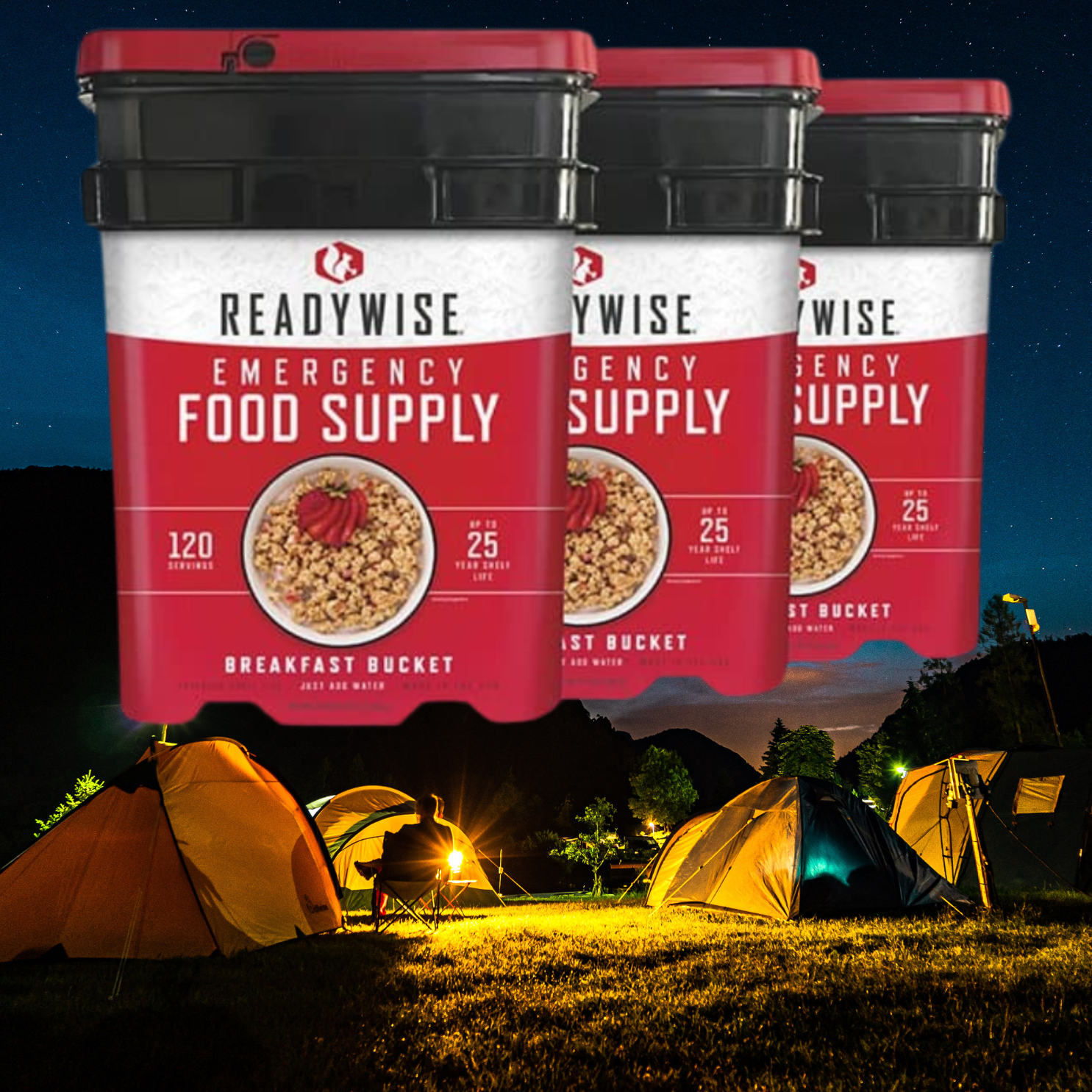 survival food  survival  outdoor survival  emergency food  emergency  doomsday food  doomsday  camping  bucket  25 year shelf life  25 year